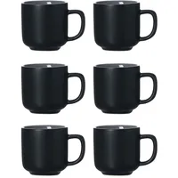 Ritzenhoff & Breker Jasper Espressotassen 6er Set schwarz