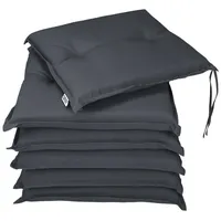 DETEX Sitzkissen 6er-Set Boston Anthrazit 43x39x5cm