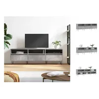 VidaXL TV-Schrank Betongrau 150x30x44,5 cm Holzwerkstoff