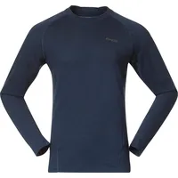 Bergans Herren Inner:Pure Merino Longsleeve (Größe M, blau)