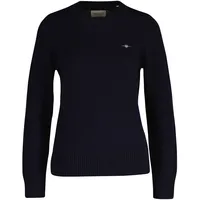 GANT Strickpullover Sweatshirt Zopfstrickmuster Blau S