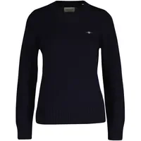 GANT Strickpullover CLASSIC COTTON C-NECK Blau S