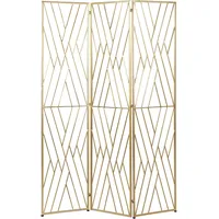 Beliani Raumteiler Gold 117 x 170 cm