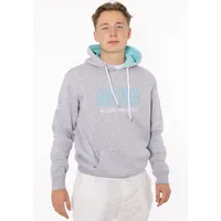 Zwilling Zwillingsherz Hoodie "Moin" mit gesticktem Schriftzug und Ankermotiv