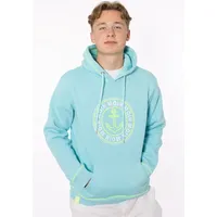 Zwilling Hoodie ""Anker & Moin"", Herren, Gr. S, blau