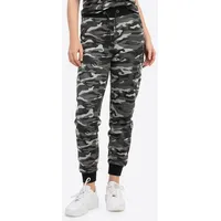 Lonsdale Collyhurst Joggers - Camo Grey - XS