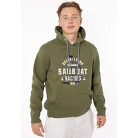 Zwilling Zwillingsherz Hoodie "Sailboat Racing" mit Fronttaschen und Kordel
