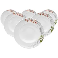 VAN WELL Pastateller ø 27 cm Famosa 6er Set