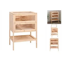 VidaXL Kleintierkäfig 55 x 40 x 80 cm braun