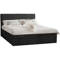 Kaiser Möbel Boxbett, Schwarz H3, Höhe ca. 20 cm