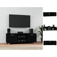 VidaXL TV-Schrank Schwarz 120x40,5x35 cm Holzwerkstoff