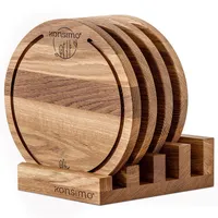 Konsimo® Schneidebrett, Eiche, Holz, 25x8 cm, FSC 100%, Hergestellt