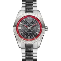 Carlo Colucci Herren Analog Quarz Uhr mit Edelstahl Armband