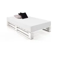 Möbel-Eins PALETTI DUO Holzbett Palettenbett, Bett aus Paletten mit