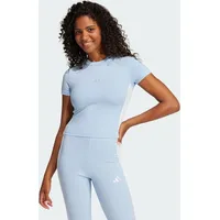 Adidas Essentials 3-Streifen Slim Baby T-Shirt Glow Blue /