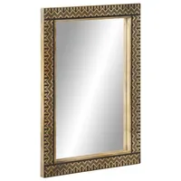 VidaXL Badspiegel 50x70 cm Massivholz Mango und Glas