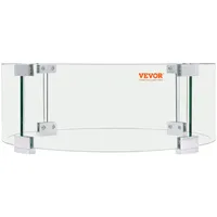 Vevor Windschutz für Feuerstelle, 435 x 170 mm, runder