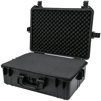 HMF ODK100 Outdoor-Fotokoffer, Transportkoffer mit Rasterschaumstoff, 57 x 41,5