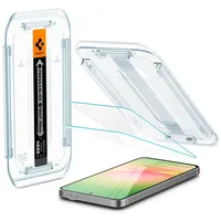 SPIGEN EZ Fit Gehärtetes Glas Clear Displayschutzfolie mit Montageframe