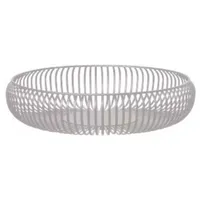 BLOMUS Schale Lito Ø 36 cm Stahl Beigegrau L