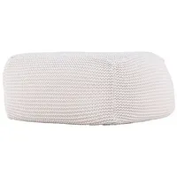 VCM ebuy24 Pouf Luca Cremefarben 60 x 60 cm