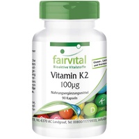 Fairvital Vitamin K2 100 µg Kapseln 90 St.