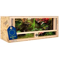 Ita Holz Terrarium 100x40x40 cm mit Frontbelüftung & Integriertem