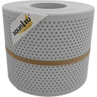 Zaunzu® Doppelstabmattenzaun 2600 x 19 cm Lichtgrau/Metall