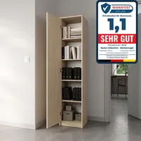 Home collective Bücherregal Kleiderschrank Regal 40cm breit 180cm hoch