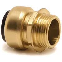 Aircraft Gerade Einschraubsteckverbinder (Messing) 15 mm ad / r1⁄2''