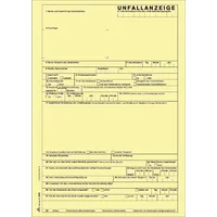 RNK Unfallanzeige für Arbeits- und Wegeunfälle A4 selbstdurchschreibend 1x5