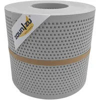 Zaunzu® Doppelstabmattenzaun 26 m x 19 cm Lichtgrau/Metall