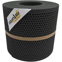 Zaunzu® Doppelstabmattenzaun 26 m x 19 cm Anthrazit