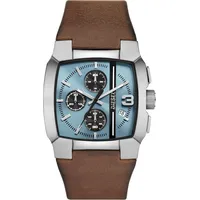 Diesel Chronograph DIESEL "CLIFFHANGER", braun (braun, hellblau), Armbanduhren, Herren,