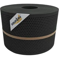 Zaunzu® Doppelstabmattenzaun 50 m x 19 cm Anthrazit