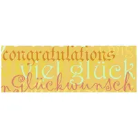 Buntpapierfabrik Ludwig Bähr Fotokarton 300 g/qm A4 Schriften orange