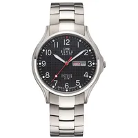 UMR Ruhla Herren Armbanduhr Classic 90409 Titan