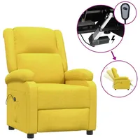 VidaXL Relaxsessel Elektrisch Gelb Stoff
