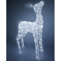 INDA-EXCLUSIV - xl Acryl Hirschkuh mit 120 LED's kaltweiß-DLK092I