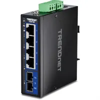 TRENDNET TI-G51SC 5-Port Gigabit Switch Industrial DIN-Rail mit MM