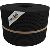 Zaunzu® Doppelstabmattenzaun 50 m Schwarz/Metall