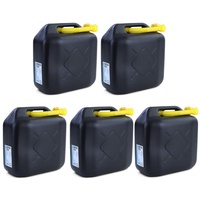 Tenzo-R 5x 20L Reserve Kanister Benzin Diesel Kunststoff mit