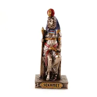 Vogler joh. vogler gmbh Ägyptische Göttin Sekhmet, Miniatur, bronzef./coloriert