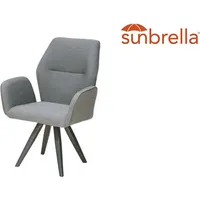 Clemento nina moghaddam collection CLEMENTO Walton Dining Sessel Aluminium/Sunbrella