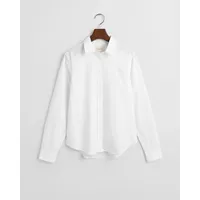 GANT Damen REG POPLIN Shirt, White, 44