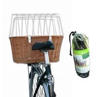 Aumüller Fahrrad-Tierkorb mit Halter, L: 52 cm + Schutzhaube