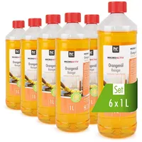 Microactiv® 6x 1 L Orangenöl Reiniger Konzentrat