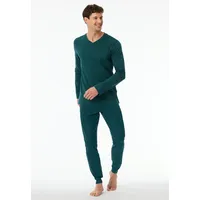 SCHIESSER Pyjama Casual Essentials in Blau | Gr.: 52