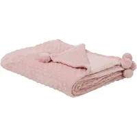 Beliani Decke, Rosa