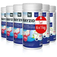 Bayzid 6x 1 kg Multitabs 200g 5in1 für Pools